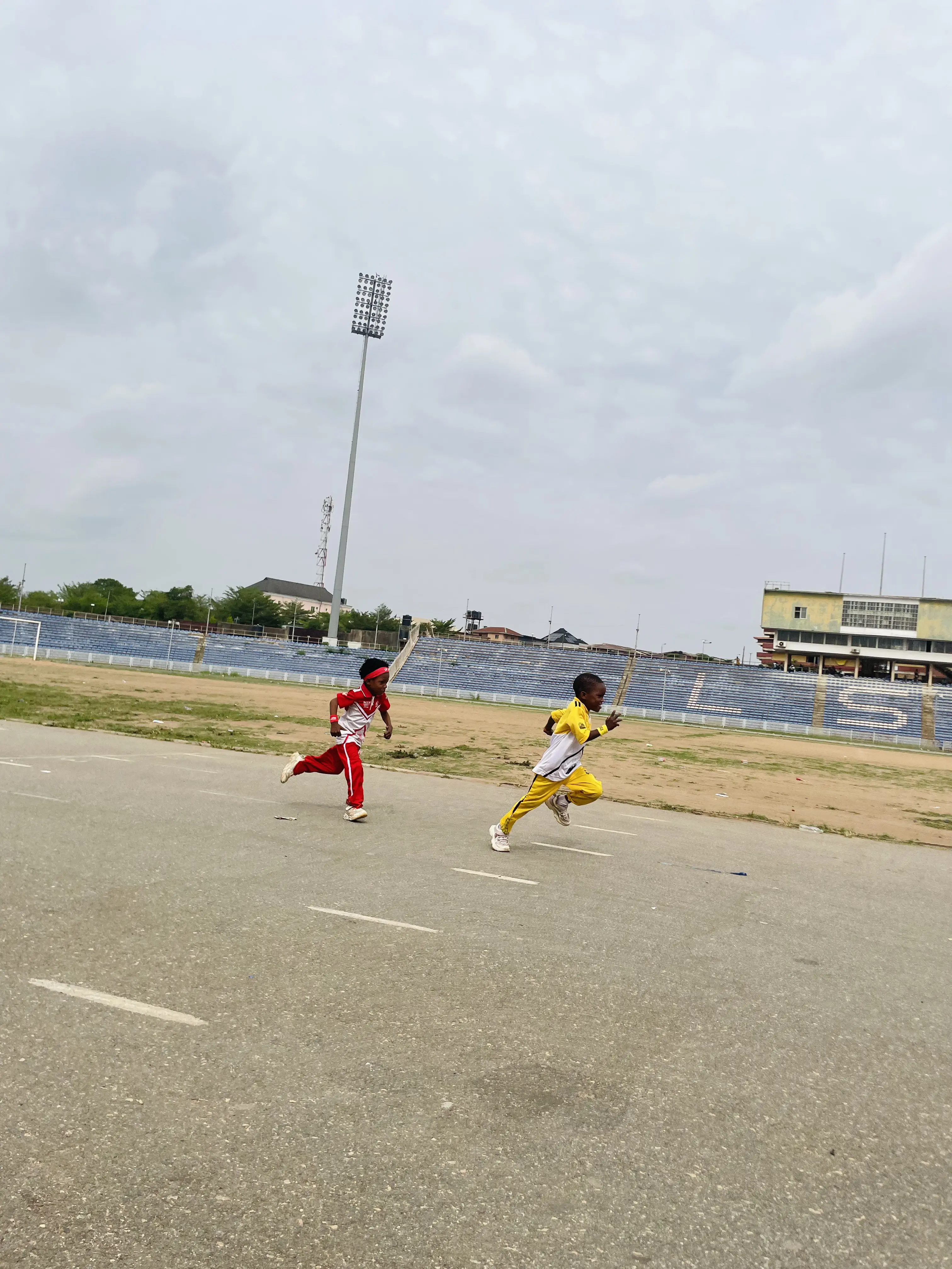 Sprint Battle on the Track